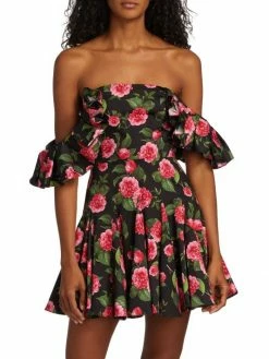 Alice + Olivia Floral-Print Minidress -ALICE + OLIVIA Sales unnamed file 395