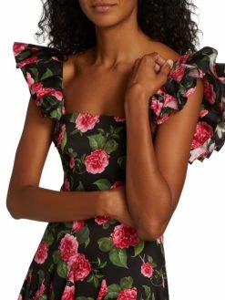 Alice + Olivia Floral-Print Minidress -ALICE + OLIVIA Sales unnamed file 396