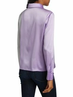 Alice + Olivia Willa Colorblocked Silk Blouse -ALICE + OLIVIA Sales unnamed file 433