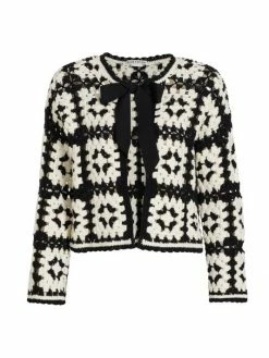 Alice + Olivia Anderson Crochet Cardigan