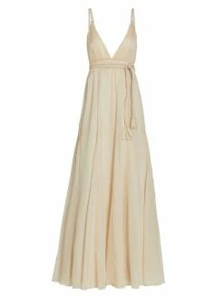 Alice + Olivia Carisa V-Neck Gown
