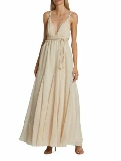 Alice + Olivia Carisa V-Neck Gown 9 Alice + Olivia Carisa V-Neck Gown -ALICE + OLIVIA Sales unnamed file 505