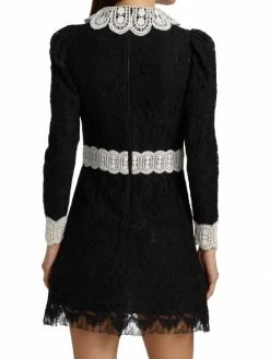 Alice + Olivia Kaitlyn Floral Lace & Crochet Minidress -ALICE + OLIVIA Sales unnamed file 521