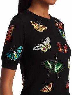 Alice + Olivia Ciara Butterfly Embroidered Sweater -ALICE + OLIVIA Sales unnamed file 53