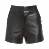 Alice + Olivia Cady Faux Leather Shorts