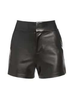 Alice + Olivia Cady Faux Leather Shorts