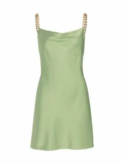 Alice + Olivia Harmony Draped Minidress Seafoam -ALICE + OLIVIA Sales unnamed file 700