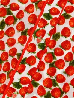 Alice + Olivia Willa Strawberry Silk Shirt -ALICE + OLIVIA Sales unnamed file 715