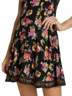 Alice + Olivia Glinda Printed Smocked Crepe Minidress 12 Alice + Olivia Glinda Printed Smocked Crepe Minidress -ALICE + OLIVIA Sales unnamed file 782