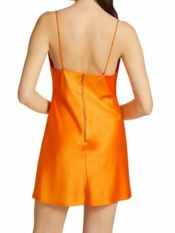 Alice + Olivia Harmony Satin Mini Slipdress -ALICE + OLIVIA Sales unnamed file 795