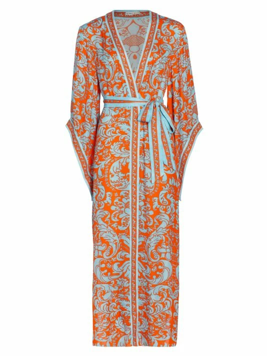 Alice + Olivia Domino Maxi Wrap Dress 1 Alice + Olivia Domino Maxi Wrap Dress
