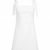 Alice + Olivia Maryann Tie-Shoulder Minidress