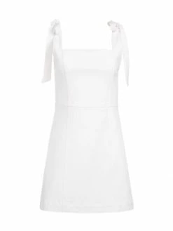 Alice + Olivia Maryann Tie-Shoulder Minidress