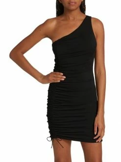 Alice + Olivia Binnie Ruched One-Shoulder Minidress -ALICE + OLIVIA Sales unnamed file 866