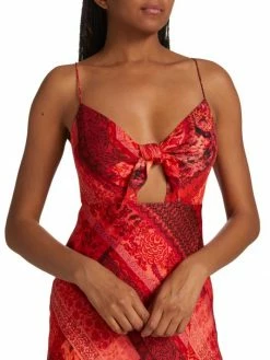 Alice + Olivia Harmony Asymmetric Midi-Dress -ALICE + OLIVIA Sales unnamed file 890