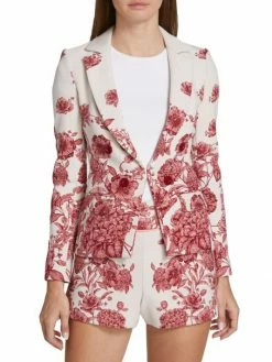 Alice + Olivia Mya Floral Jacquard Blazer -ALICE + OLIVIA Sales unnamed file 894