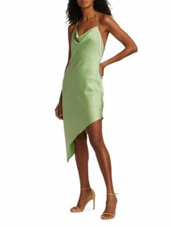 Alice + Olivia Harmony Asymmetric Satin Slip Dress 10 Alice + Olivia Harmony Asymmetric Satin Slip Dress -ALICE + OLIVIA Sales unnamed file 918