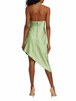 Alice + Olivia Harmony Asymmetric Satin Slip Dress 11 Alice + Olivia Harmony Asymmetric Satin Slip Dress -ALICE + OLIVIA Sales unnamed file 919