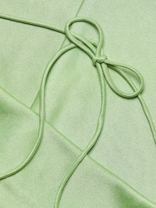 Alice + Olivia Harmony Asymmetric Satin Slip Dress 7 Alice + Olivia Harmony Asymmetric Satin Slip Dress - Image 7