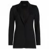 Alice + Olivia Breann Long Fitted Blazer