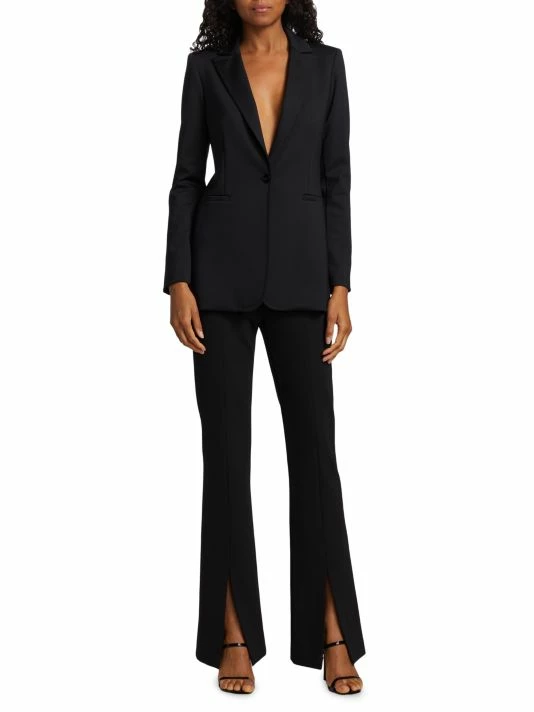 Alice + Olivia Breann Long Fitted Blazer 2 Alice + Olivia Breann Long Fitted Blazer - Image 2