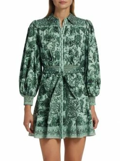 Alice + Olivia Tiffie Floral Belted Minidress -ALICE + OLIVIA Sales unnamed file 949
